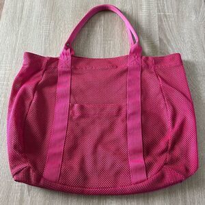 PREOWNED … Spacious Pink Mesh Tote Bag